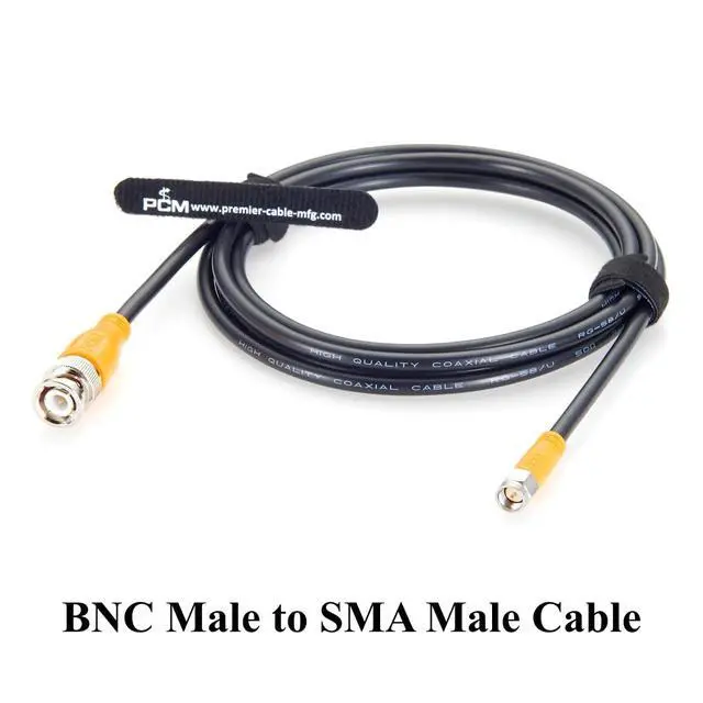 Alt view image 7 of 7 - BNC to SMA Cable BNC Male to SMA Male RG58 Coaxial Cable 50 Ohm Low Loss RF Coax Jumper Cable for SDR Radio, Ham Radio, Antenna, Oscilloscope, RF Test Equipment (6FT)