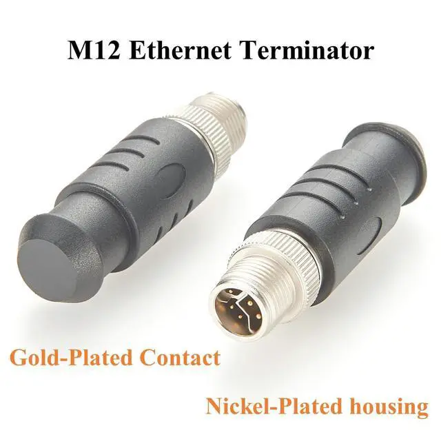 Alt view image 5 of 6 - IP67 M12 Y Code 8Pin Male Terminator Plug 120/1000 Ohm Micro-Change M12 Termination Resistor for Industrial Ethernet & Power, Profinet, EtherCAT, Fieldbus, Automation, Sensor(1PCS)