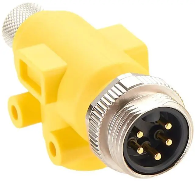 Main image of 7/8"-16UNF Mini-Change 5Pin to Micro-Change M12 Circular Connector IP67 Male to Female Inline Coupler Backbone Trunk Plug Adapter for DeviceNet CANopen CANbus NMEA 2000