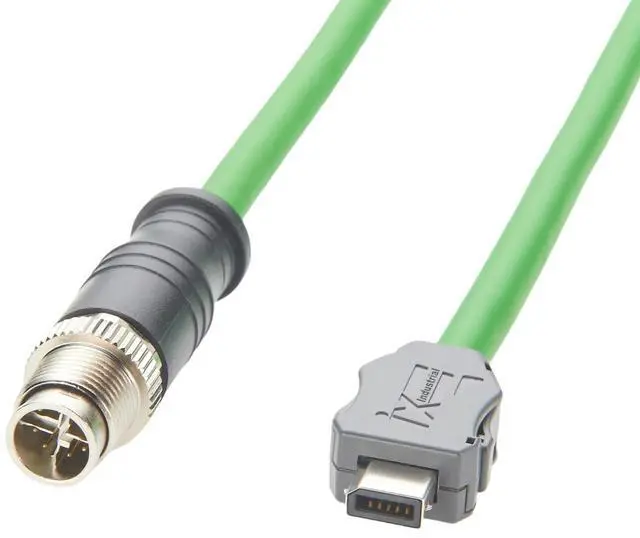 Main image of IX40G-B-10S-CV(7.0) IX B Key to M12 8Pin X-Code Male Cable 10Gbps Shielded Industrial Cat6A Ethernet GigE Vision Camera Cable for Machine Vision Robotic PLC Factory Automation(2M/6.6FT) (Male)
