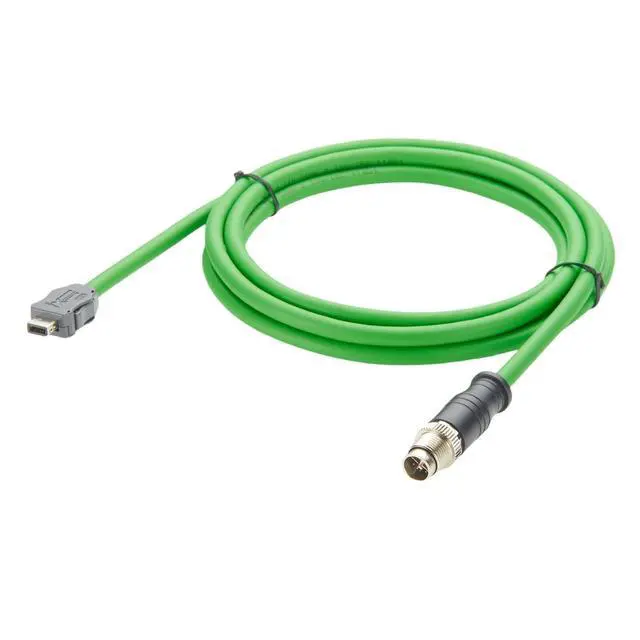 Alt view image 5 of 7 - IX40G-B-10S-CV(7.0) IX B Key to M12 8Pin X-Code Male Cable 10Gbps Shielded Industrial Cat6A Ethernet GigE Vision Camera Cable for Machine Vision Robotic PLC Factory Automation(2M/6.6FT) (Male)