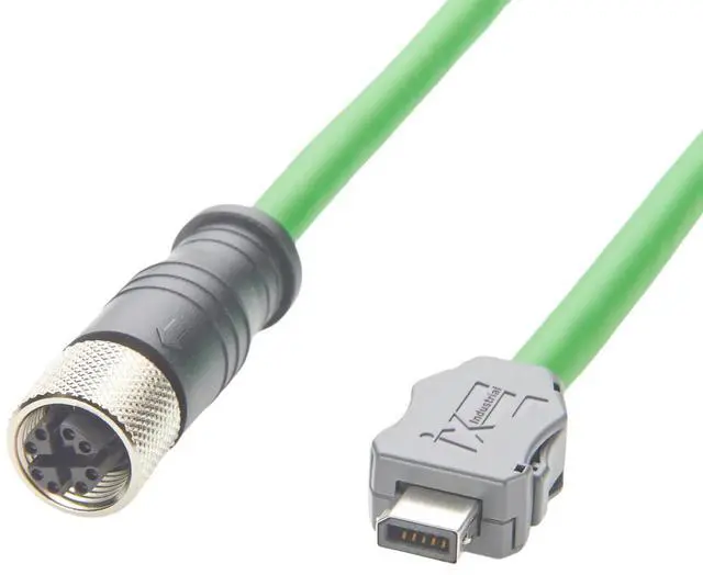 Main image of IX40G-B-10S-CV(7.0) IX B Key to M12 8Pin X-Code Female Cable 10Gbps Shielded Industrial Cat6A Ethernet GigE Vision Camera Cable for Machine Vision Robotic PLC Factory Automation(2M/6.6FT) (Female)