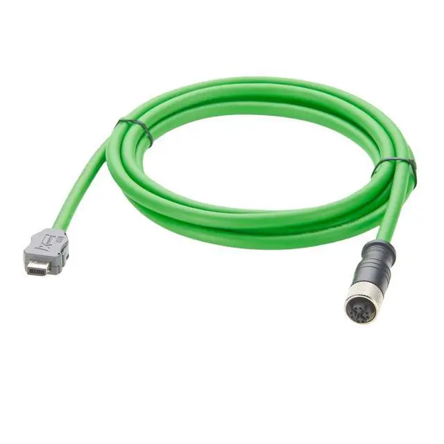 Alt view image 5 of 6 - IX40G-B-10S-CV(7.0) IX B Key to M12 8Pin X-Code Female Cable 10Gbps Shielded Industrial Cat6A Ethernet GigE Vision Camera Cable for Machine Vision Robotic PLC Factory Automation(2M/6.6FT) (Female)