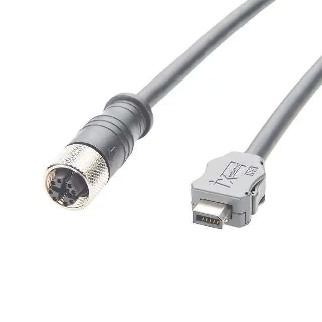 Alt view image 4 of 6 - IX40G-A-10S-CV(7.0) IX A Key to M12 X Code 8Pin Female Cable IX 10Pin Type A to M12 Industrial Cat6A Ethernet 10Gbps Shielded for Industrial Camera Machine Vision(2M/6.6FT) (Female)