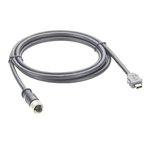 Alt view image 3 of 6 - IX40G-A-10S-CV(7.0) IX A Key to M12 X Code 8Pin Female Cable IX 10Pin Type A to M12 Industrial Cat6A Ethernet 10Gbps Shielded for Industrial Camera Machine Vision(2M/6.6FT) (Female)
