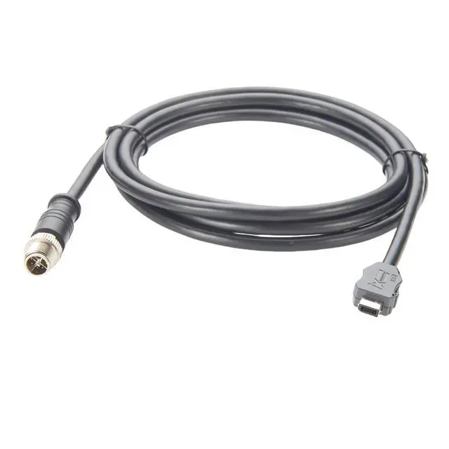 Alt view image 3 of 5 - IX40G-A-10S-CV(7.0) IX A Key to M12 X Code 8Pin Male Cable IX 10Pin Type A to M12 Industrial Cat6A Ethernet 10Gbps Shielded for Industrial Camera Machine Vision(2M/6.6FT) (Male)