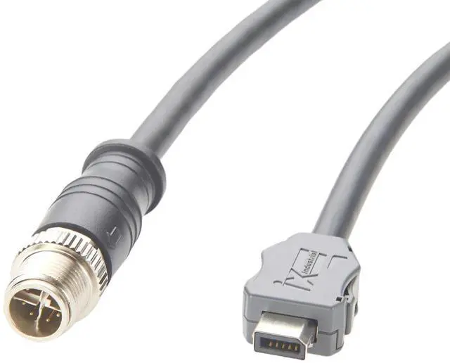 Main image of IX40G-A-10S-CV(7.0) IX A Key to M12 X Code 8Pin Male Cable IX 10Pin Type A to M12 Industrial Cat6A Ethernet 10Gbps Shielded for Industrial Camera Machine Vision(2M/6.6FT) (Male)