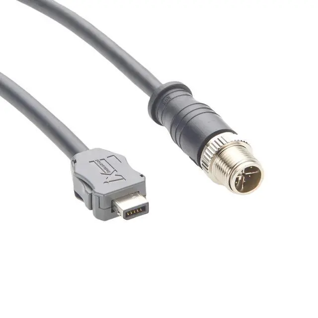 Alt view image 4 of 5 - IX40G-A-10S-CV(7.0) IX A Key to M12 X Code 8Pin Male Cable IX 10Pin Type A to M12 Industrial Cat6A Ethernet 10Gbps Shielded for Industrial Camera Machine Vision(2M/6.6FT) (Male)