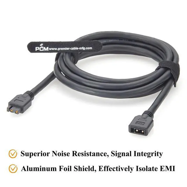 Alt view image 4 of 7 - XT30 2+2 Male to Female Extension Cable Hybrid Power & Signal Cable for CAN Bus, Smart Battery, BMS, Robotics, UAV, AGV, 3D Printer (2M/6.6FT)