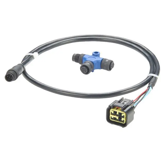 Main image of NMEA 2000 N2k 6Pin Engine Interface Cable M12 5Pin to 6Pin Engine 06653-ZZ3-760HE for Lowrance Simrad B&G Navico & Garmin Networks(1M/3.28FT) (Cable+T Connector)