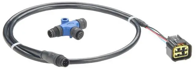Alt view image 2 of 4 - NMEA 2000 N2k 6Pin Engine Interface Cable M12 5Pin to 6Pin Engine 06653-ZZ3-760HE for Lowrance Simrad B&G Navico & Garmin Networks(1M/3.28FT) (Cable+T Connector)