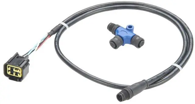 Alt view image 3 of 4 - NMEA 2000 N2k 6Pin Engine Interface Cable M12 5Pin to 6Pin Engine 06653-ZZ3-760HE for Lowrance Simrad B&G Navico & Garmin Networks(1M/3.28FT) (Cable+T Connector)