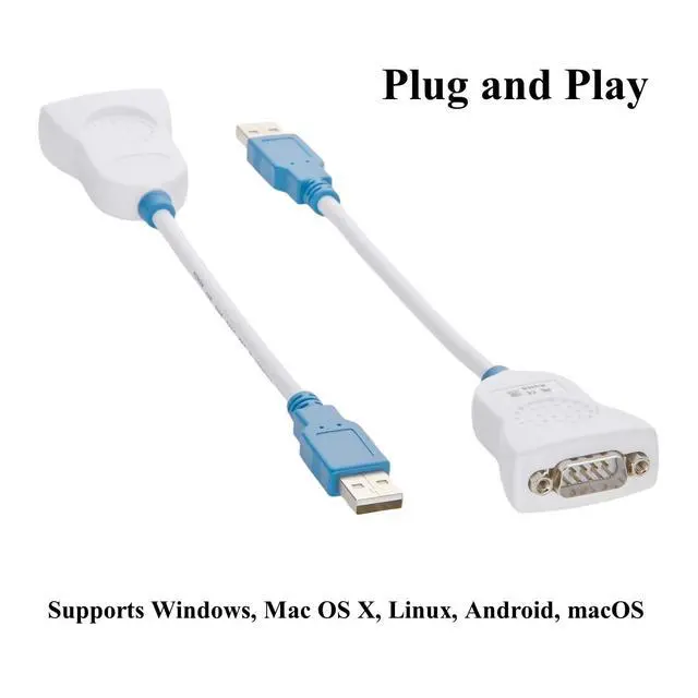 Alt view image 4 of 6 - CHIPI-X10 FTDI USB Cable USB A to DB9 RS232 Male Serial Converter with FT231X Chipset USB to Serial Adapter Support Windows, Linux, Android, Vista(10cm)