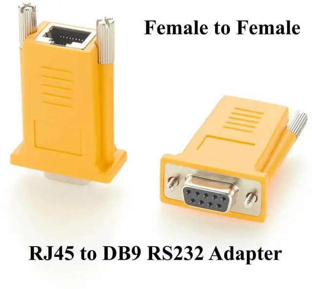 Alt view image 4 of 7 - RJ45 to DB9 Female RS232 Serial Adapter Compatible with DX9F-DTE-RJ for Console Access, POS, Data Center