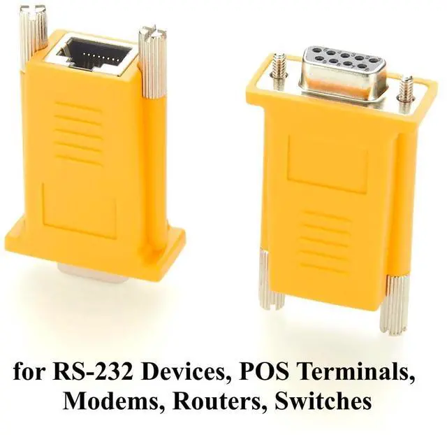 Alt view image 6 of 7 - RJ45 to DB9 Female RS232 Serial Adapter Compatible with DX9F-DTE-RJ for Console Access, POS, Data Center