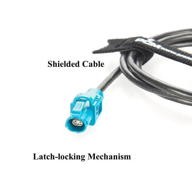 Alt view image 6 of 7 - Rosenberger E6K10A-1CAZ5-Z H-MTD Vehicle Automotive Ethernet Cable 10Gbps 100/1000BASE-T1 H-MTD Female to Female Shielded LCA-101-1000-Z-Z Cable for ADAS, Telematics, Autonomous Driving (3M/9.84FT)