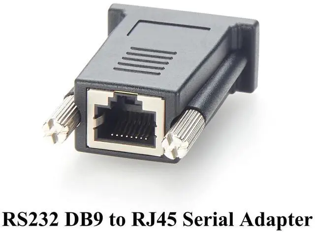 Alt view image 4 of 7 - RJ45 to DB9 Male Crossover Serial Adapter Compatible with ADB0037 RS232 Console Converter for Servers, Routers (DB9 Male)
