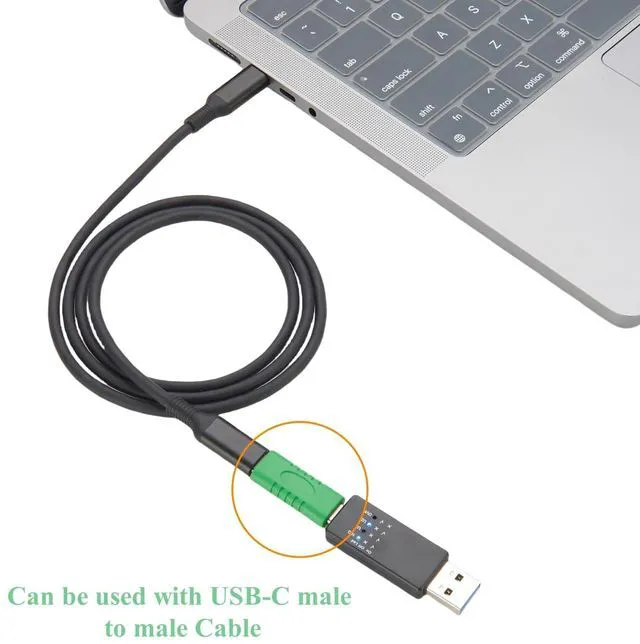 Alt view image 4 of 7 - USB C Coupler Female to Female Adapter USB 3.1 Type C Extender USB 3.1 Gen 2 Gender Changer Converter Connector 10G Data Transfer PD 100W for USB HUB Laptop Tablet (5PCS)