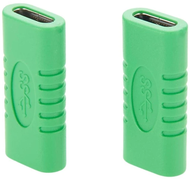 Alt view image 6 of 7 - USB C Coupler Female to Female Adapter USB 3.1 Type C Extender USB 3.1 Gen 2 Gender Changer Converter Connector 10G Data Transfer PD 100W for USB HUB Laptop Tablet (5PCS)