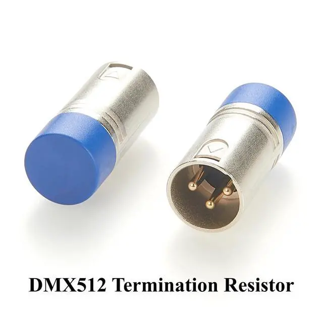 Alt view image 4 of 6 - XLR 3Pin DMX512 Terminator 120 Ohm XLR Male Signal Stabilizer DMX End of Line Termination Resistor for Stage Lighting Controller, DJ Light Party, LED Par Lights, Moving Head (3Pin)