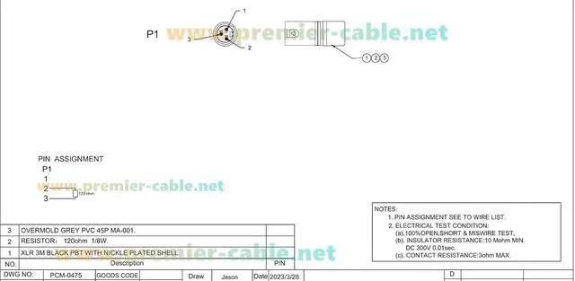 Alt view image 6 of 6 - XLR 3Pin DMX512 Terminator 120 Ohm XLR Male Signal Stabilizer DMX End of Line Termination Resistor for Stage Lighting Controller, DJ Light Party, LED Par Lights, Moving Head (3Pin)