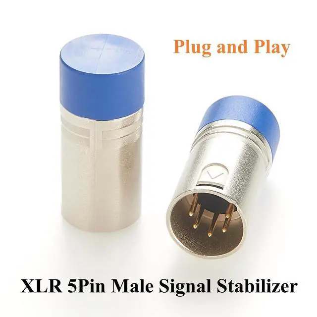 Alt view image 3 of 5 - 5Pin XLR DMX512 Terminator 120 Ohm DMX512 End of Line Termination Resistor XLR Male Plug Signal Stabilizer Lighting Accessories for LED Wash, DJ Light Bars, DJ Control Console (5Pin)