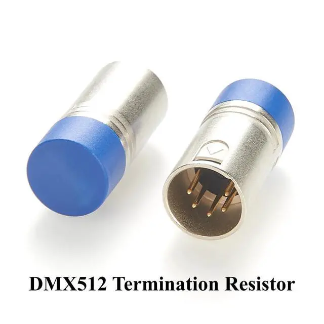 Alt view image 4 of 5 - 5Pin XLR DMX512 Terminator 120 Ohm DMX512 End of Line Termination Resistor XLR Male Plug Signal Stabilizer Lighting Accessories for LED Wash, DJ Light Bars, DJ Control Console (5Pin)