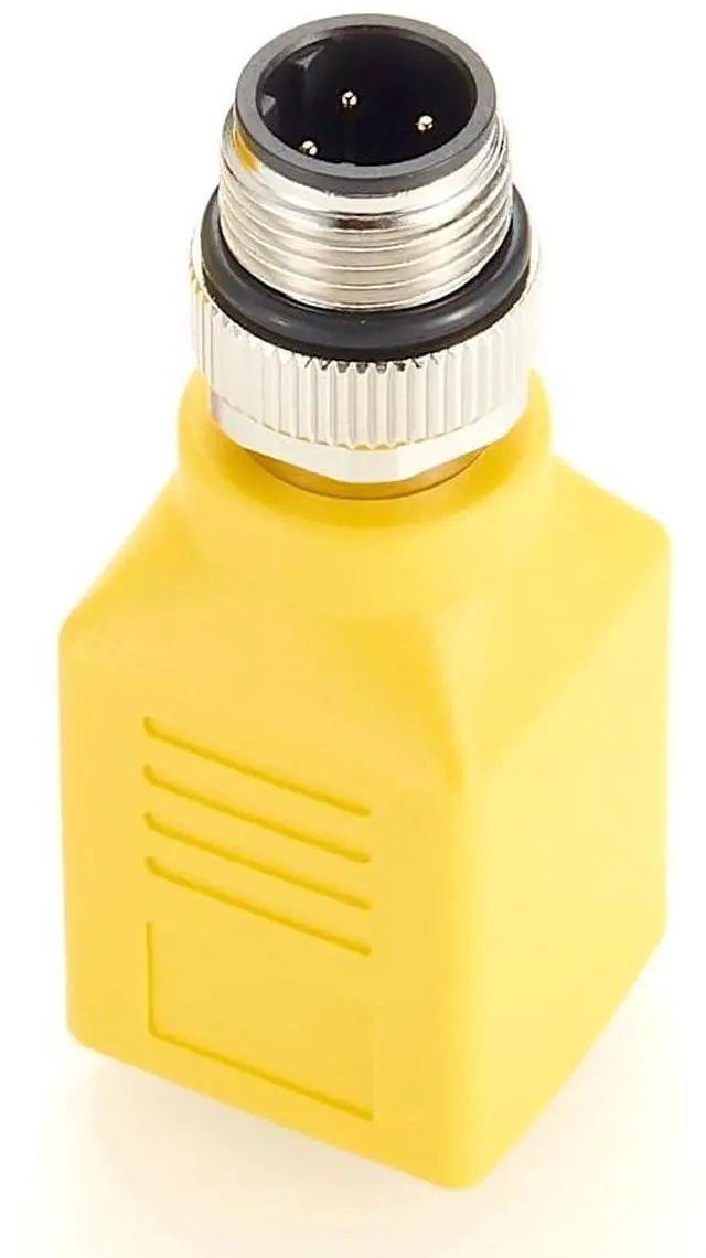 Alt view image 6 of 7 - Profinet RJ45 to M12 4 Pin D-Coded Feedthrough Bulkhead Adapter IP67 Waterproof Shielded M12 to RJ45 Cat6 Ethernet Network Circular Connector for Industrial Automation LoT Sensor