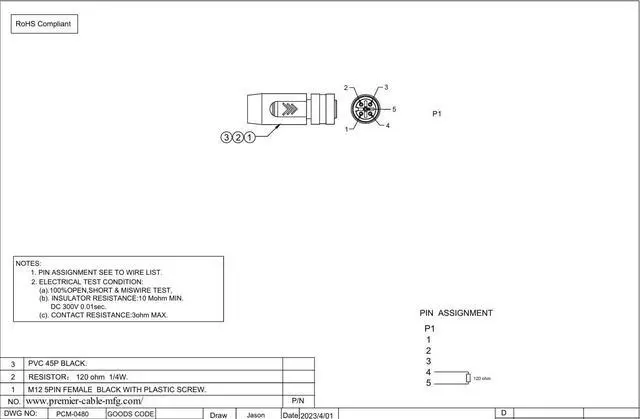 Alt view image 5 of 5 - NMEA 2000 N2k M12 Female Terminator Marine Micro-Change Terminal Resistor with 120 Ohm for Lowrance Simrad B&G Navico & Garmin CAN Bus CANOpen Devicenet (Female)