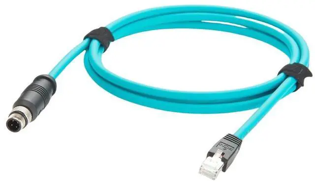 Alt view image 4 of 5 - M12 to RJ45 Cable M12 4Pin D Code to RJ45 Cat6A Industrial Ethernet Cable High Flex Waterproof Shielded GigE Vision Camera Cord for Vision Sensor Profinet Network Switches Control Power (2M/6.6FT)