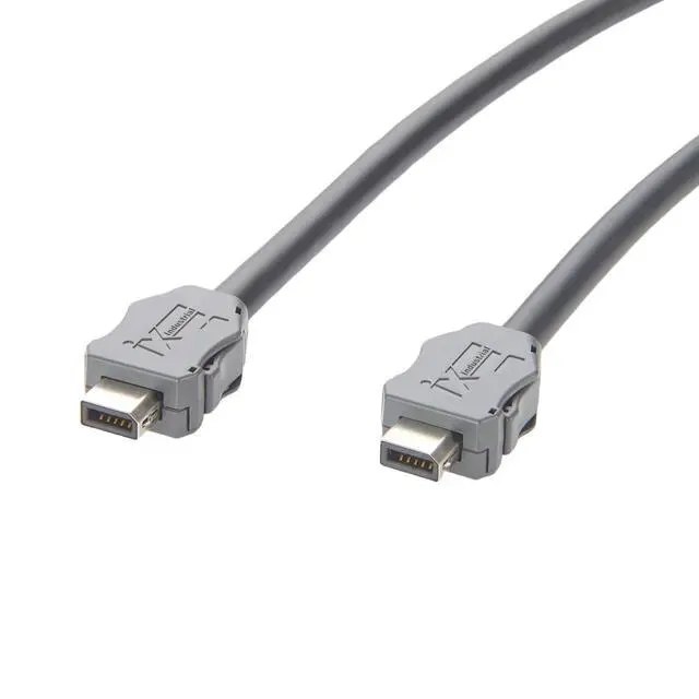 Alt view image 3 of 5 - IX Industrial Cat6A Ethernet Cable IX40G-A-10S-CV(7.0) IX A Key to IX A Key 10Gbps Double Shielded SFTP Cable for Industrial Camera Machine Vision Industrial Switches(2M/6.6FT)