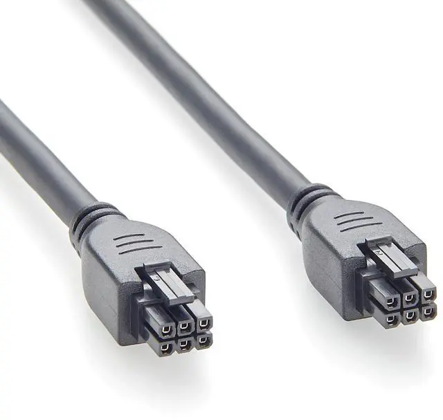 Main image of 43025-0600 Micro-Fit 3.0 6 Circuits Cable Micro-Fit 3.0 6Pin Female to Female Receptacle Socket Power and Signal Assembly Compatible with 2451320620 (1PC, 2M/6.6FT)