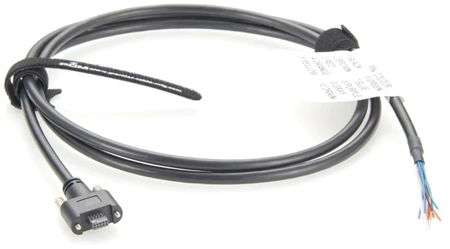 Main image of Compatible with SAMTEC ISDF-05-D 10Pin Female to Tinned Flying Leads Industrial Camera GPIO Power I/O Trigger Cable for GigE Camera (1.5M/4.92FT)
