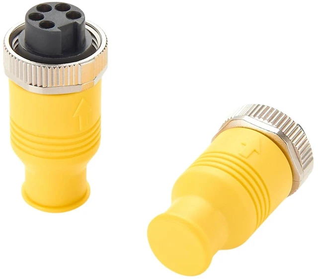 Alt view image 5 of 6 - Mini Termination Resistor DeviceNet Trunk 7/8"-16UN Mini-Change Female 5 Poles with 120 Terminator IP67 Waterproof for NMEA2000 CAN Bus CANopen (Female)