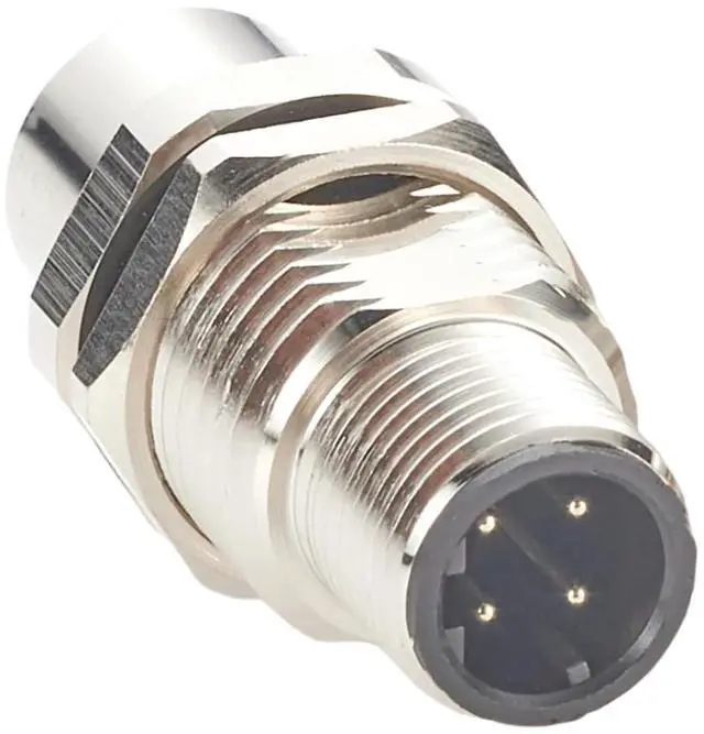 Main image of Profinet M12 D-Code 4 Pin Male to Female Bulkhead Feedthrough Connector Cat5 Ethernet IP67 Shielded Wall Pass-thru Panel Mount Socket Circular Connector for EtherCAT Fieldbus PLC Sensor (1PCS)