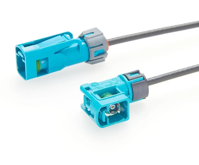 Main image of Waterproof Right Angle FAKRA Z Code Female Automotive RF Cable (1.48M)