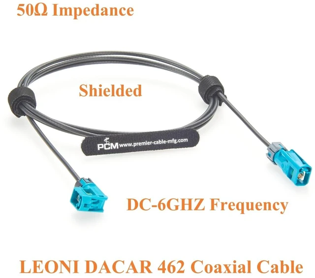 Alt view image 5 of 7 - Waterproof Right Angle FAKRA Z Code Female Automotive RF Cable (1.48M)