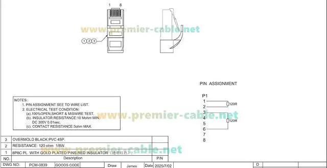 Alt view image 7 of 7 - RJ45 DMX512 Terminator 120 Ohm 2 Universe RJ45-DMXTERM-120-2U DMX512 End of Line Termination Resistor Plug DMX Signal Stabilizer for Stage Lighting Control (5PCS)