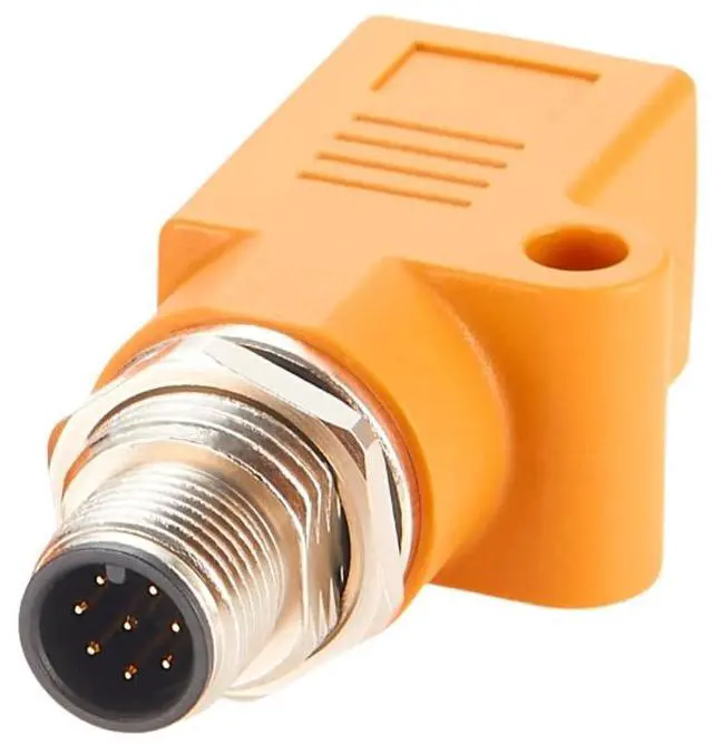 Main image of RJ45 Female to M12 A Coded 8Pin Male Adapter Waterproof Panel Mount Bulkhead Socket Industrial Ethernet Circular Connector for Industrial Camera Sensor (M12 Male to RJ45 Straight)
