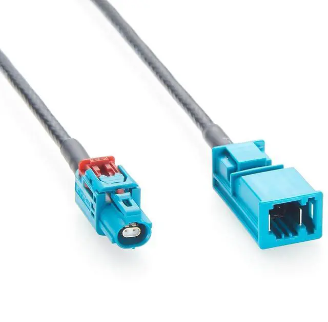 Main image of TE GEMnet Female to MATEnet Male Automotive Ethernet Cable 1-2368022-4 to 2302461-9 10Gbps 100/1000BASE-T1 Shielded Vehicle Network Cable for ADAS, ECU, Camera, Telematics, Domain Controller(2M/6.6FT)