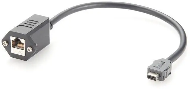 Main image of IX Industrial IX40G-A-10S-CV(7.0) RJ45 Cat6A Ethernet Cable IX Gigabit Ethernet Cable Assemblies RJ45 Female to IX A Key SFTP Shielded Cable for PoE Machine Vision Industrial Camera Robotic(0.3M)