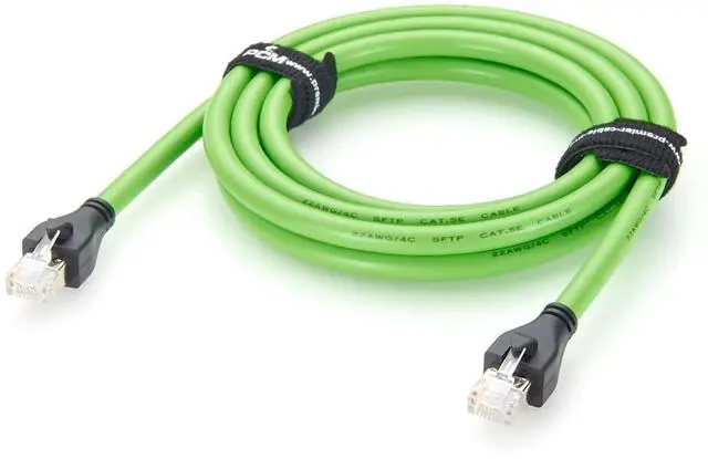 Main image of RJ45 Male to Male Industrial Ethernet Cable 100Mbps CAT5e Shielded High Flex Drag Chain Cable for PROFINET, EtherCAT, PLC, Robotics, Machine Vision, Industrial Automation (5M/16.4FT)