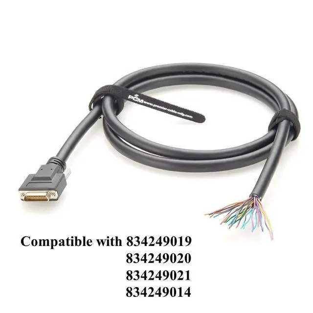Alt view image 5 of 7 - 25 Pin Micro-D Micro DB25 Female to Open End Pigtail Cable (1M/3.28FT)