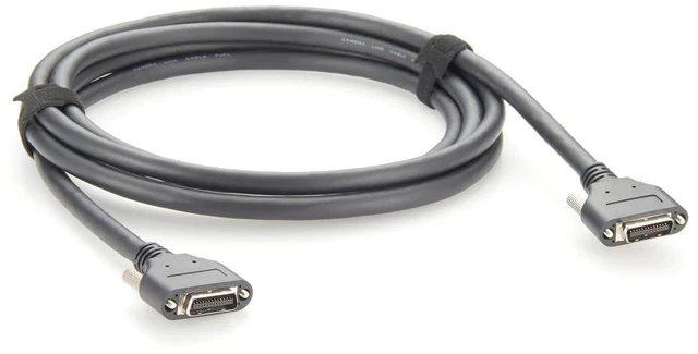 Alt view image 4 of 6 - Camera Link Machine Vision High Flex Cable MDR 26Pin Male to MDR26 Male Plug PoCL Power Over Camera Link Cable with Screw for Frame Grabber Robotics (5M/16FT)