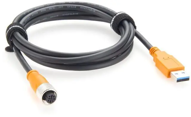 Main image of IP67 USB 3.0 A Male to M12 B Code 5Pin Female Extension Cable 480Mbps Industrial USB 3.0 Connection Cable Compatible with IFM E12689 for PLC, Machine Vision, Industrial Automation(1.5M/4.92FT)