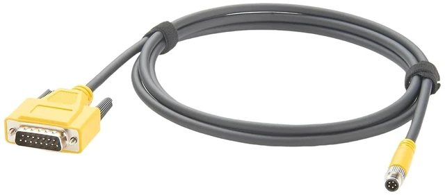 Alt view image 3 of 6 - M8 5Pin B Code to DB15 I/O Module Cable High Flex Industrial Camera Cable Compatible Cognex CCB-M8DSIO-02 CCB-M8DSIO-05 in-Sight 8000 Micro Series ISM1100-01 (2M/6.6FT)