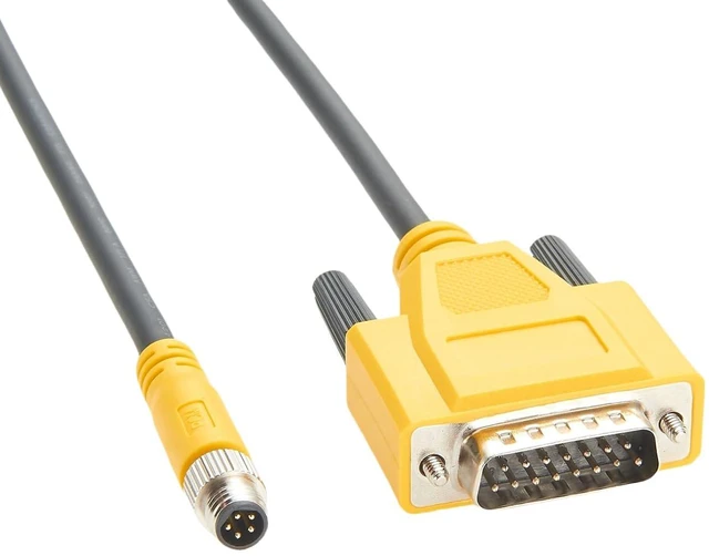 Alt view image 4 of 6 - M8 5Pin B Code to DB15 I/O Module Cable High Flex Industrial Camera Cable Compatible Cognex CCB-M8DSIO-02 CCB-M8DSIO-05 in-Sight 8000 Micro Series ISM1100-01 (2M/6.6FT)