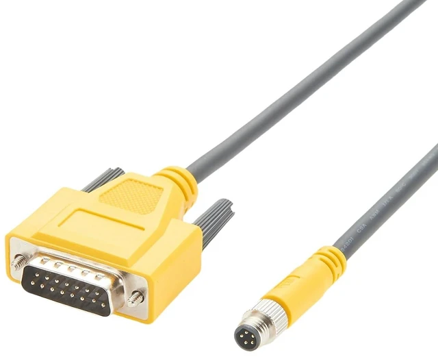Alt view image 5 of 6 - M8 5Pin B Code to DB15 I/O Module Cable High Flex Industrial Camera Cable Compatible Cognex CCB-M8DSIO-02 CCB-M8DSIO-05 in-Sight 8000 Micro Series ISM1100-01 (2M/6.6FT)