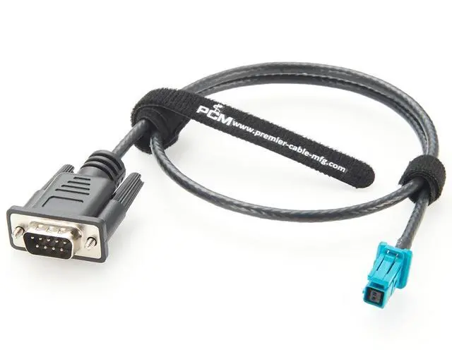 Main image of Original TE MATEnet 2302510-9 Female to DB9 RS232 Male Connection Cable 1000BASE-T1 for Automotive Ethernet Diagnostic, CAN Bus Communication Test, Vehicle ECU Testing(0.62m)