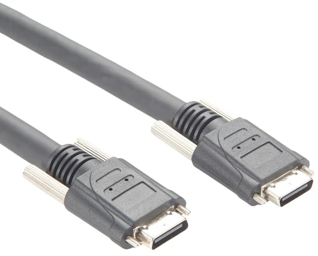 Main image of Camera Link SDR 26Pin Male to SDR26 Cable PoCL Power Over Camera Link Machine Vision High Flex Cable with Screw Lock for Frame Grabber Medical Imaging (10M/33FT)